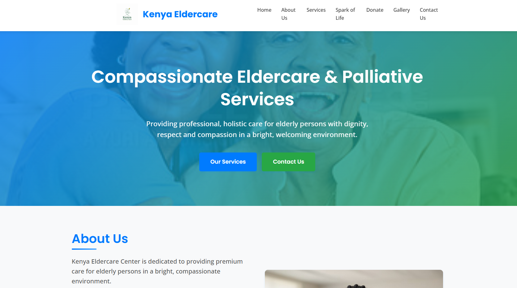 Kenya ElderCare Website